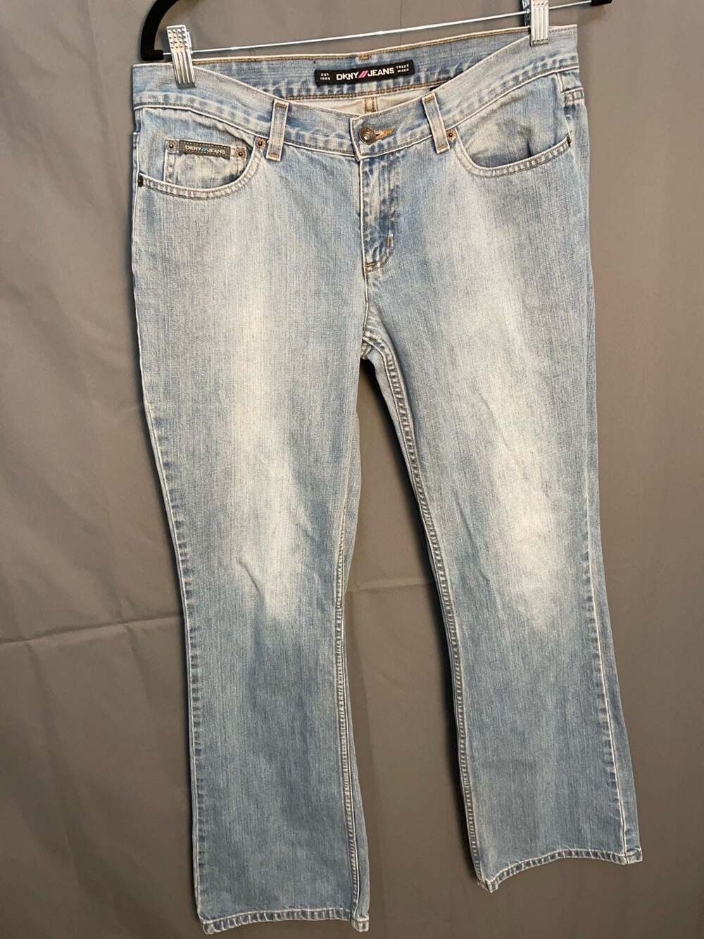 DKNY Jeans Vintage Y2K Light Wash Bootcut Denim Jeans Size 9